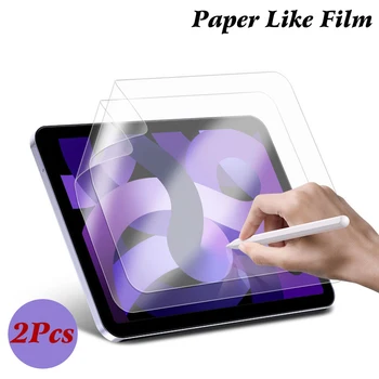 Papel Como Protetor de Tela do Filme Fosco PET Pintura de Escrever Para o iPad 7/8/9 10.2 Ar 4 5 10.9 10 de Geração Pro 11 Mini 4 5 6