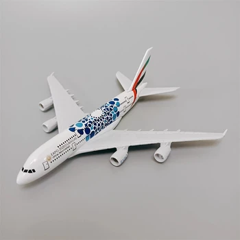 16cm de Liga Metal de Ar EXPO 2020 DUBAIUAE DUBAI Airbus 380 A380 companhias Aéreas Modelo de Avião Airways Fundido Avião Modelo de Aeronave